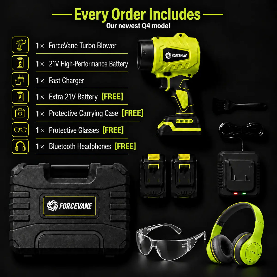 ForceVane Cordless Turbo Blower